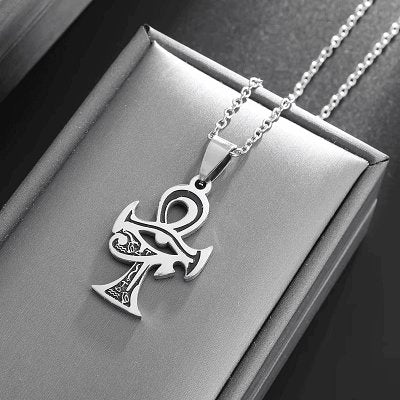 Amulette de Protection - SpiritualAmulets™ - Ankh gris - Magie et Mystère
