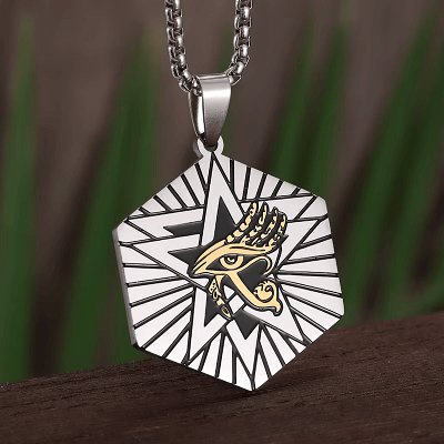 Amulette de Protection - SpiritualAmulets™ - Oeil d'horus étoile - Magie et Mystère