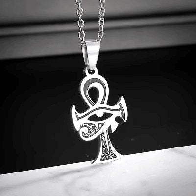 Amulette de Protection - SpiritualAmulets™ - Ankh gris - Magie et Mystère