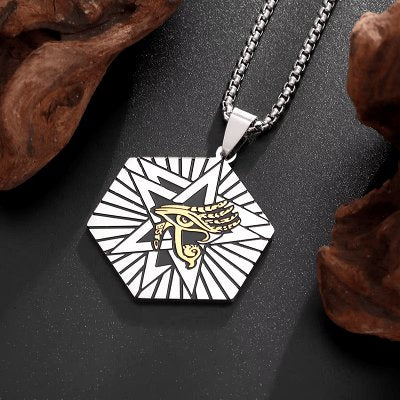Amulette de Protection - SpiritualAmulets™ - Oeil d'horus étoile - Magie et Mystère