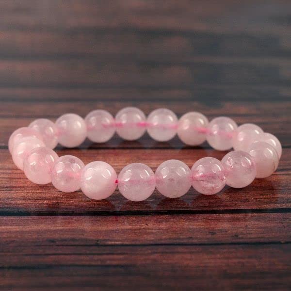 Bracelet en Perles - NaturalStoneBracelet™ - Cristal rose - Magie et Mystère